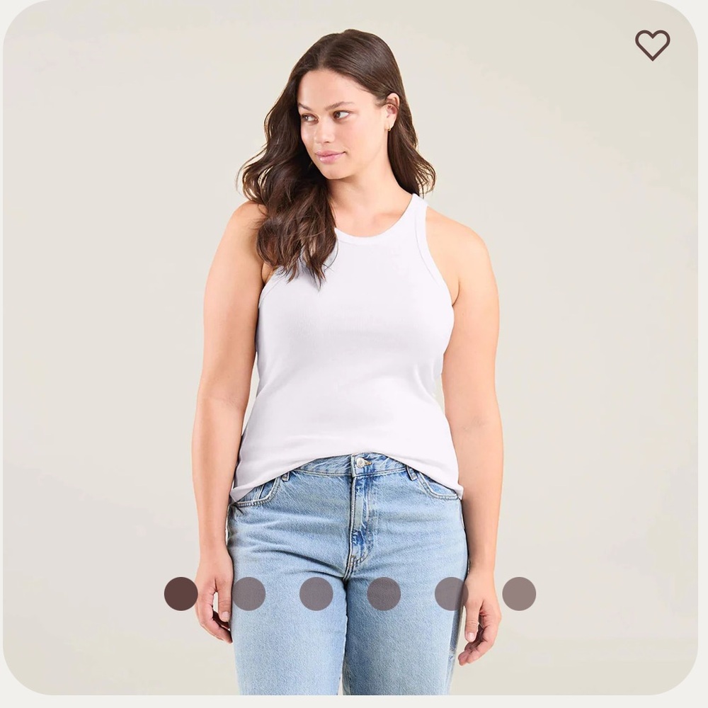 Nuuds Essential Ribbed Tank Top XS